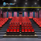 Nhà hát phim 7D có hình dạng màu có thể tùy chỉnh với 9 chỗ ngồi chuyển động