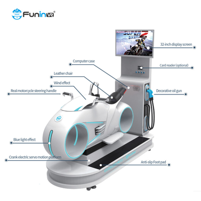 VR Racing Moto Simulator HD Screen Motion Control cho nội thất cực đoan