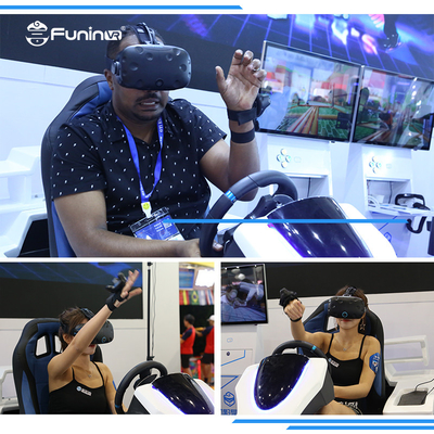 Simulator VR tiêu chuẩn an toàn với 92 PC trò chơi 360 độ chuyển động / HD màn hình xung quanh