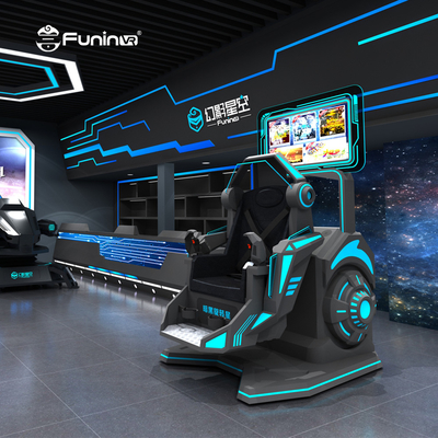 Multiplayer Adventure Park 9D VR Simulator với VR Headset Metal Platform AC220V Power