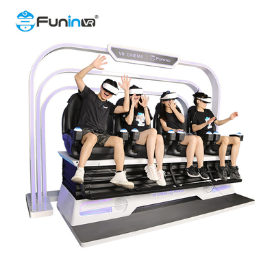 360 ° Motion HD Visual Realist Wind 9D VR Cinema với trò chơi tương tác và nhiều nội dung
