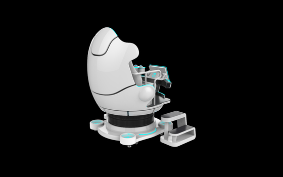 610kg trọng lượng dung lượng ghế VR 9D với trải nghiệm VR nhập vai và Joystick Controller