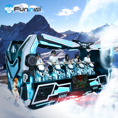 Trải nghiệm Tương lai Giải trí với Máy mô phỏng 9D VR Dragon Rider 5 chỗ trên Nền tảng Chủ đề Cực đoan Động