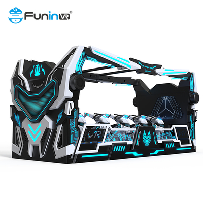Trải nghiệm Tương lai Giải trí với Máy mô phỏng 9D VR Dragon Rider 5 chỗ trên Nền tảng Chủ đề Cực đoan Động