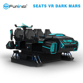 Thực tế ảo nhiều người chơi vr máy trò chơi dark mars 6 chỗ ngồi Racing 9d VR giả lập