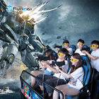 Trò chơi bắn súng VR 7D Cinema Simulator Rider Màn hình kim loại 6/9 chỗ ngồi