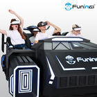 Thiết bị công viên giải trí 6 chỗ ngồi 9D Thực tế ảo VR Giả lập Rạp chiếu phim với Phim VR