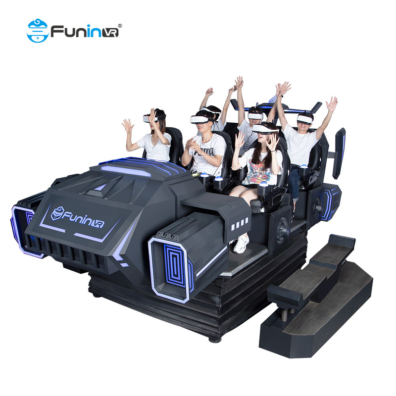 Rạp chiếu phim thực tế ảo 6 chỗ 9D Trung tâm mua sắm Rạp chiếu phim 5D 7D Kính VR