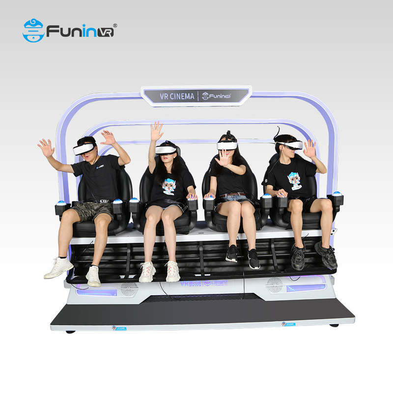 360 ° Motion HD Visual Realist Wind 9D VR Cinema với trò chơi tương tác và nhiều nội dung