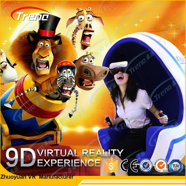 Nền tảng quay vòng Panoramic 9D Virtual Reality Simulator Ghế Mini Cho Siêu thị