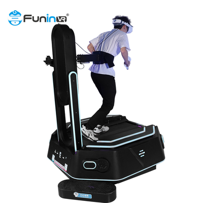 Công viên giải trí tương tác Bắn súng Vr Nền tảng đứng Máy chạy bộ thực tế ảo 9D