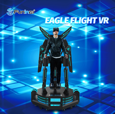 0.8kw Stand Up Flight VR Simulator Ultimate Platform Tốc độ chuyển động cao