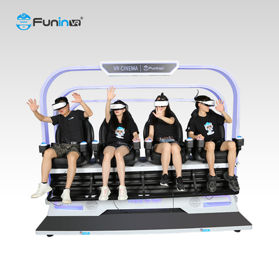 360 ° Motion HD Visual Realist Wind 9D VR Cinema với trò chơi tương tác và nhiều nội dung