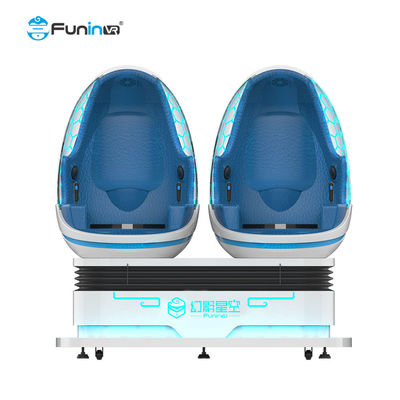Hai vở kịch 1.2KW 9D Thực tế ảo Cinema / VR Ghế trứng cho công viên giải trí