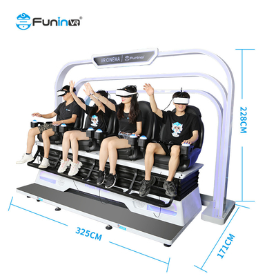 Sản phẩm tuyệt vời Máy VR 9D 4 chỗ Dự án trò chơi điện ảnh Rạp chiếu phim thực tế ảo 9D