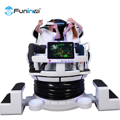 Gian hàng VR 9D Thực tế ảo VR Arcade Máy trò chơi điện tử 9D VR Simulator Trò chơi bắn súng 2 chỗ ngồi