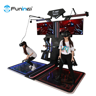 Công viên giải trí VR bắn súng vr trò chơi tương tác trang bị trò chơi nền tảng đi bộ vr cho 2 người chơi