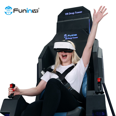 9D Thực tế ảo VR Tháp thả Kim loại thép Máy 9D 9D VR Simulator